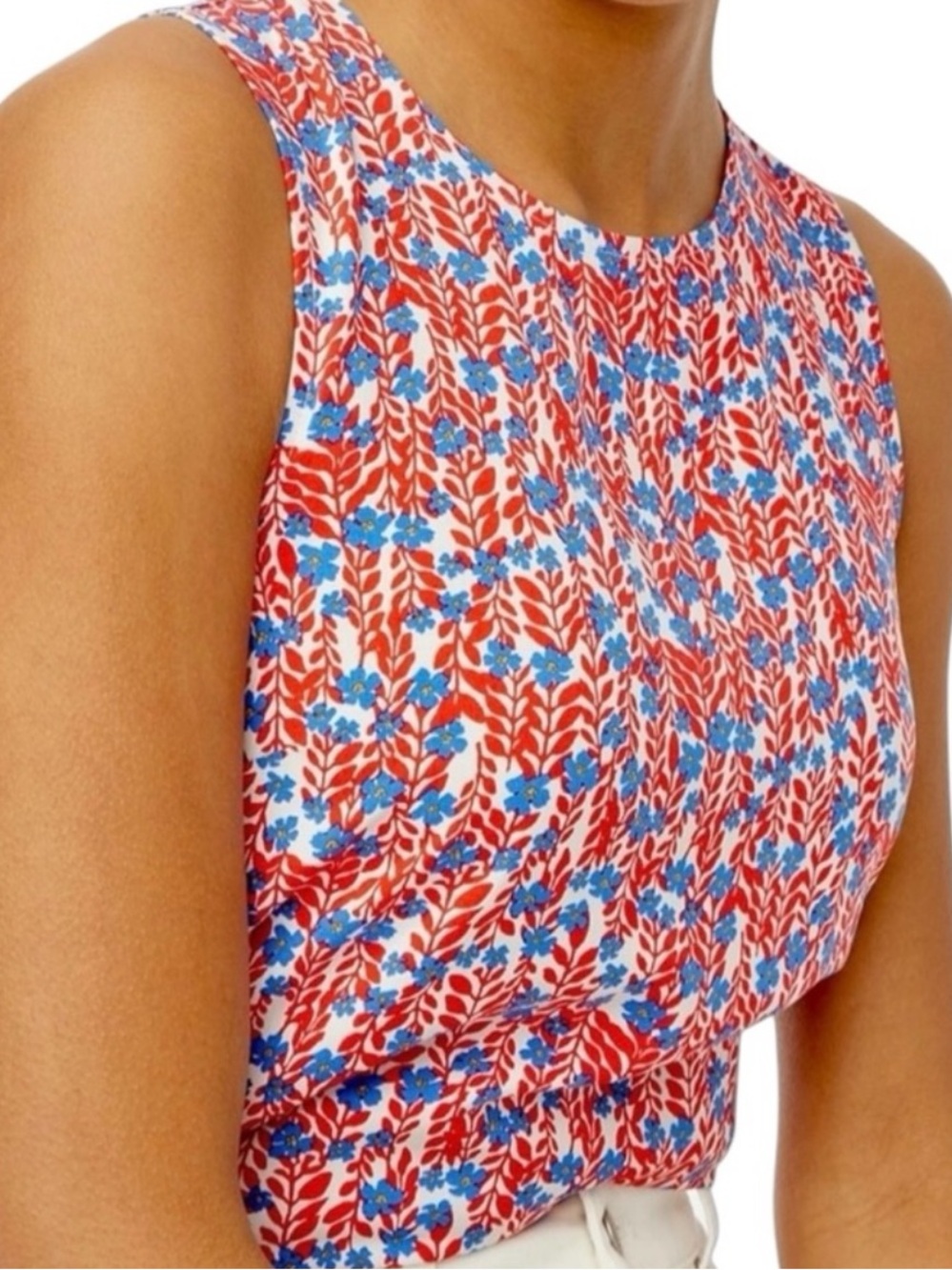 J.Crew Sleeveless Floral Tank - Picture 2 of 7